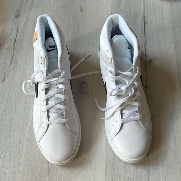 Nike Court Royale 2 Mid Sneaker Size 11.5 in White/black Stitch Fix NWT - Picture 14 of 14